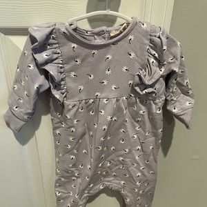 Jessica Simpson 3-6 month lavender floral one piece.